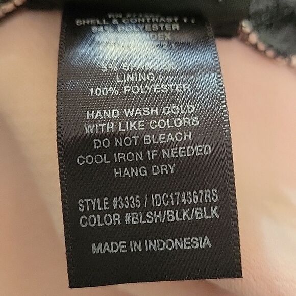 ENFOCUS STUDIO SLEEVELESS COLORBLOCK ROUND NECK LACE DESIGN DRESS - Picture 12 of 13